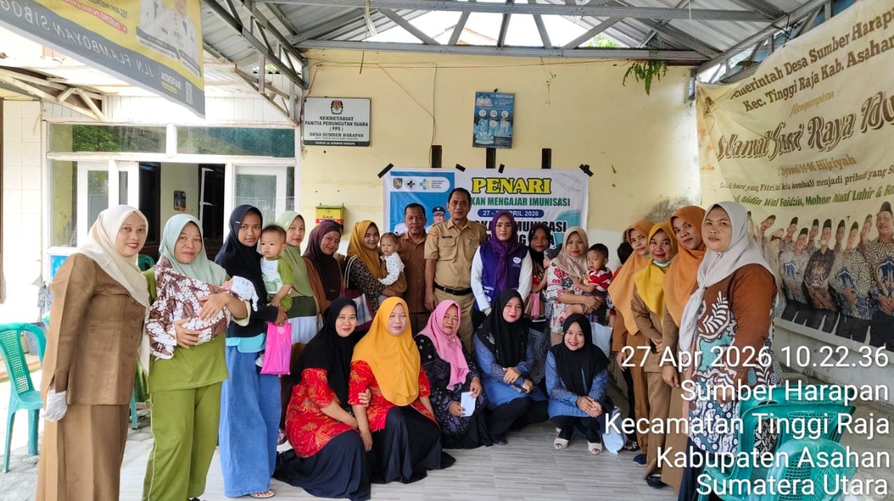 WUJUDKAN GENERASI SEHAT, DESA SUMBER HARAPAN GELAR PEKAN IMUNISASI DUNIA 2026